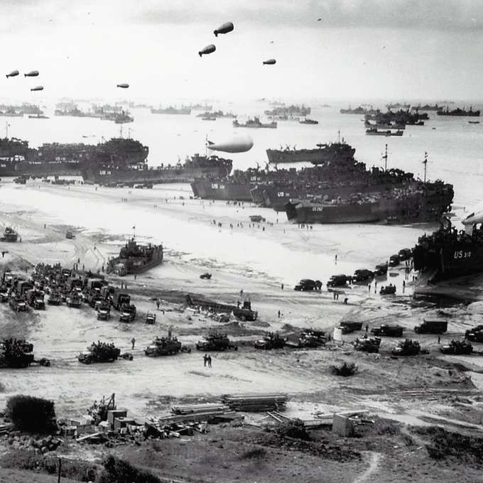 InternetH0F's tweet photo. 82 years ago today, Allied forces launched the largest amphibious invasion in history on D-Day:  

- 156,000 troops 
- 7,000+ ships 
- 11,000+ aircraft  

This operation cracked Hitler’s "Fortress Europe" and accelerated the fall of Nazi Germany https://t.co/vuEcEaCpIk