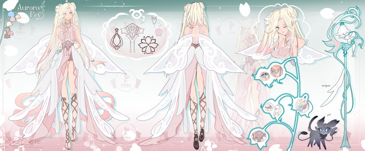 zephlyie's tweet photo. .◌｡˚ Characterdesign comm for @AuroraFey_ttv 🌸✨welcome, fairy princess~ https://t.co/JPnzyeB0qN