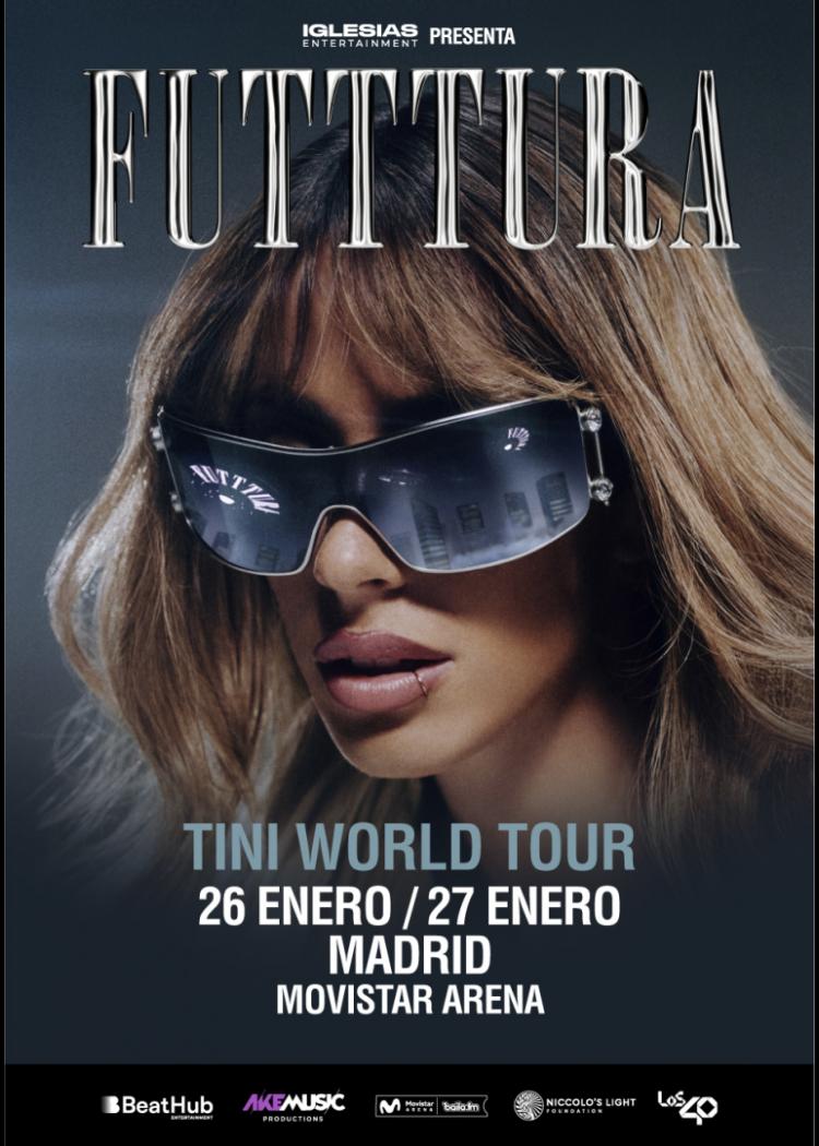 jacksonlive_es's tweet photo. Concierto de Tini en el Palacio de los deportes de Madrid (Movistar Arena). Será el martes, 26 Enero del 2027. https://t.co/ZDExUda3w6 https://t.co/TqGEnRNkPt
