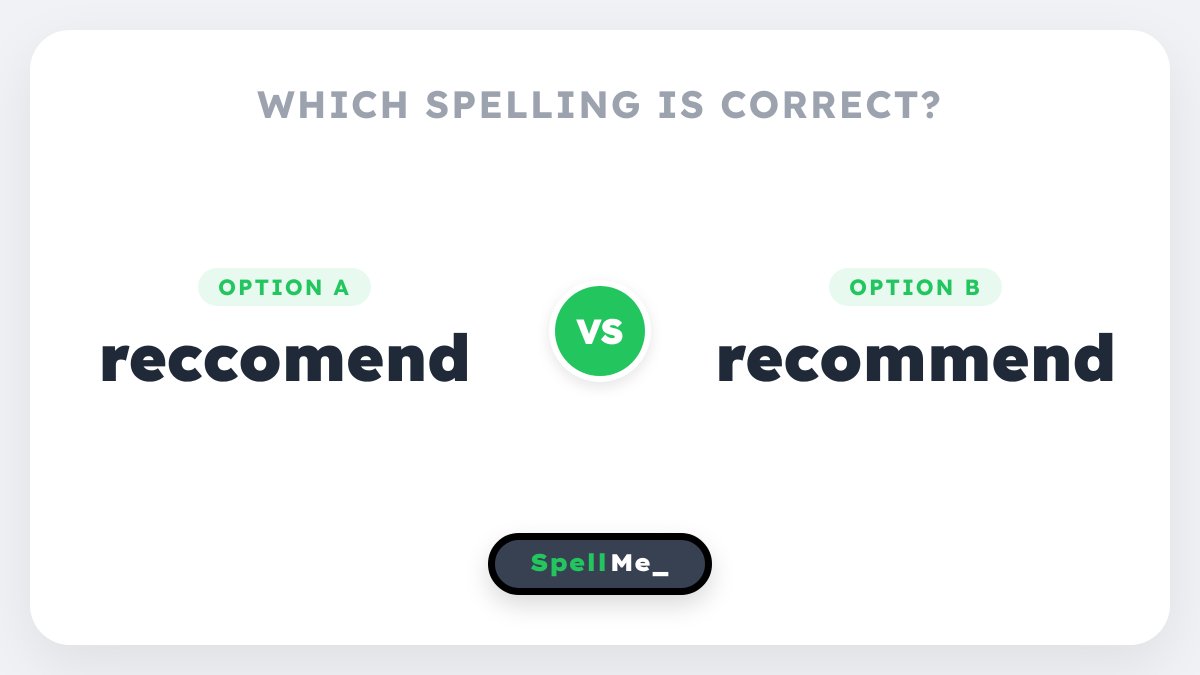spellme_app's tweet photo. What is the true spelling?

Which is the correct spelling? A or B?

(Drop your answer in the comments!)

#SpellingBee #WritingCommunity #SpellMe https://t.co/diBa5bVJwI