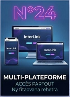 RazafyC45059's tweet photo. 📱 Na aiza na aiza, na amin'ny fitaovana inona! Araho sy tantano isan'andro ny asanao ary aza matiantoka amin'ireo fahafahana rehetra misy. #InterLinkApp #MultiPlatform #N24 https://t.co/eG1EYFlRFk