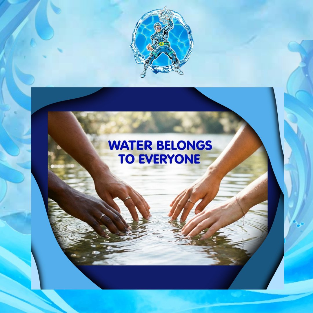 SuperWaterMan's tweet photo. No matter where you come from, water connects us.
But access is not equal.
At SuperWaterMan, we believe belonging begins with access.
#WaterIsLife #WaterJustice #CleanWaterForAll #Water #SuperWaterMan #HumanRights #CommunityFirst #GlobalWaterCrisis #SplashySaturday https://t.co/jWdbvMzAFX