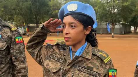 Ambachew_Assefa's tweet photo. ሌላ ድለ!ሌላ ጥሩ ምልክት!በተ.መ.ድ ዋና መሰሪያቤት በተካሄደው የ2026 አለምአቀፍ የሰላም አስከባሪዎች ቀን መታሰቢያ ላይ ለአለም ሰላም ሲሉ ህይወታቸውን ላጡ የኢትዮጵያ ሰራዊት አባላት ታሪካዊ መስዋዕትነት ታላቅ ክብር ተሰጥቷል ። https://t.co/m8QFcUmA5s