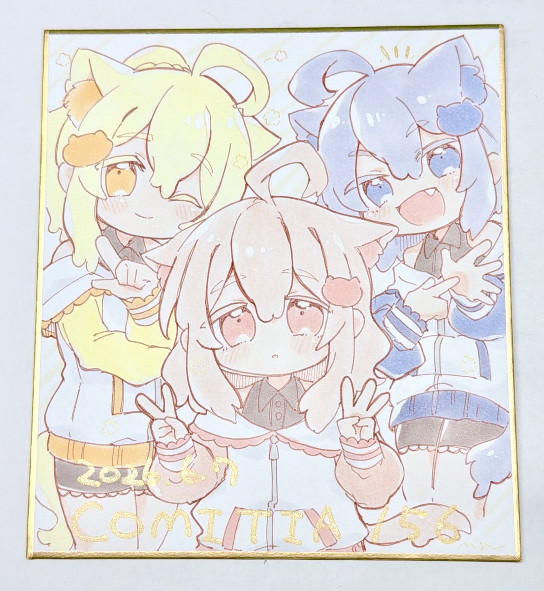 ミニ色紙追加！￥2,000〜￥3,000くらいで考えて置いておきます
