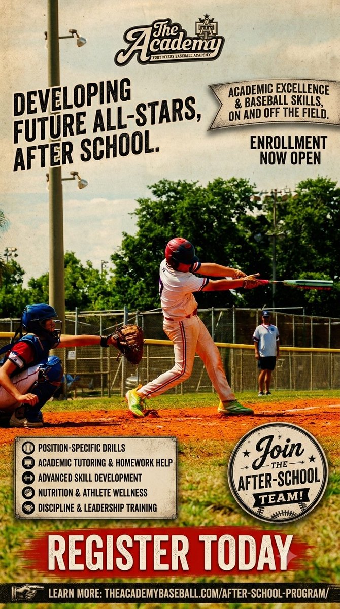 TheAcademyBB's tweet photo. Enrollment is officially open at the academy! 🔥⚾️ #AcademyEnrollment#JoinTheFun https://t.co/bCmemBkEMS