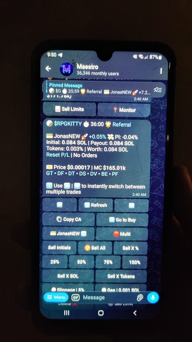 SpicetysonAlpha's tweet photo. @HKRPG360 2n2P68uwSZmLpxeGzYodmjeaCzZUnkW8UaSXGJQLQRE3
I'm holding little if I win so I'll all my bags work.
KELLO KITTY NEXT BTC.
I'M HOLDING SINCE LAUNCH https://t.co/ggpxVKfXMJ