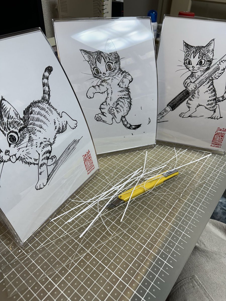 本日、#コミティア156 
新刊はキャラ制作のための指南本
生原画猫も多数放ちます!
東3ホール ね56a 「キサキのキッサキ」よろしくです!