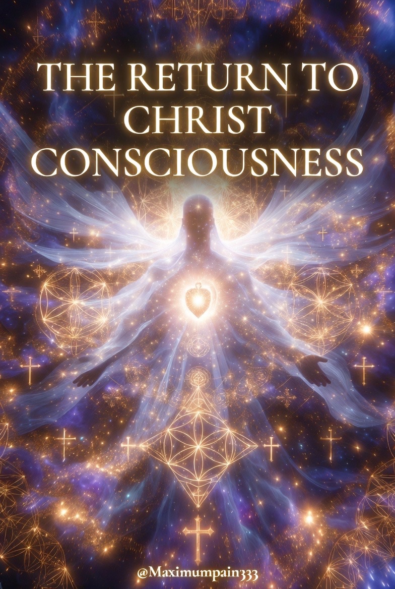 maximumpain333's tweet photo. THE RETURN TO CHRIST CONSCIOUSNESS

In these turbulent times, humanity stands at the threshold of a profound awakening. The Christ Consciousness is not a religion—it is the universal frequency of Unconditional Love, Unity, Compassion, and Divine Remembrance.

It is the return to our original blueprint:
• Seeing the Divine in every soul
• Forgiving what the ego cannot
• Choosing love over fear
• Walking as Light in a world that forgot its own radiance

The old structures of separation, judgment, and illusion are crumbling. What rises in their place is the living embodiment of the Christed Self—present within you, right now.

You are not waiting for a savior outside yourself.
You are the return.

Breathe it in. Feel the golden light rising from your heart.
The Kingdom of Heaven is within.
Let your every thought, word, and action be the living prayer:
“I Am That I Am.”

Welcome Home, beloved.
The Christ has never left. It was only sleeping within us all.

✨🙌🏽💫