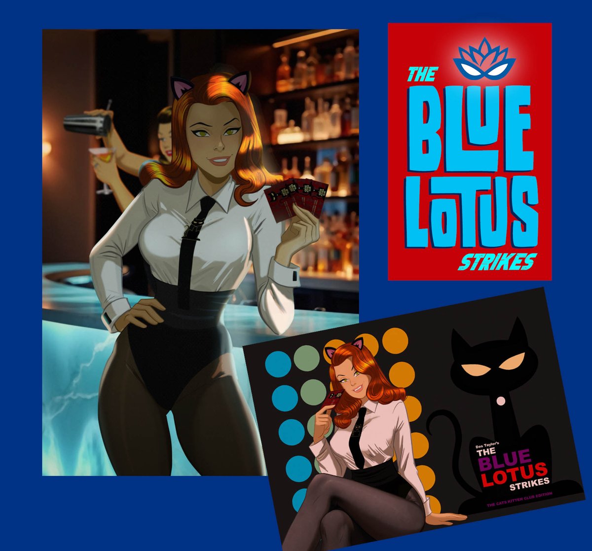 DESPOPART's tweet photo. Just 54 hours to go to grab a copy of the Cats Kitten edition of the Blue Lotus Strikes featuring BONUS pages, two Limited signed prints, a Cats Kitten Membership Card and a FREE Digital download of Savoir Magazine, plus extras.
#kickstarter
#books

Visit
https://t.co/ZWjCtZxp4Y https://t.co/M0vSX9JSed