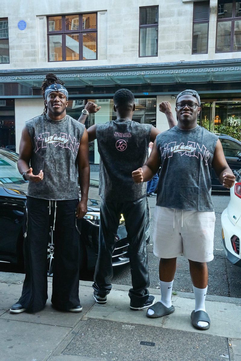 Obacruze's tweet photo. KSI x Deji on Lit Gang Merch. God is Kind😅🌟🔥 https://t.co/3MfloLf6s7