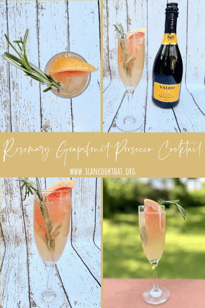 ICanCookThat's tweet photo. Rosemary Grapefruit Prosecco Cocktail https://t.co/fP3i8Wko1a https://t.co/fMK6z6AwZs