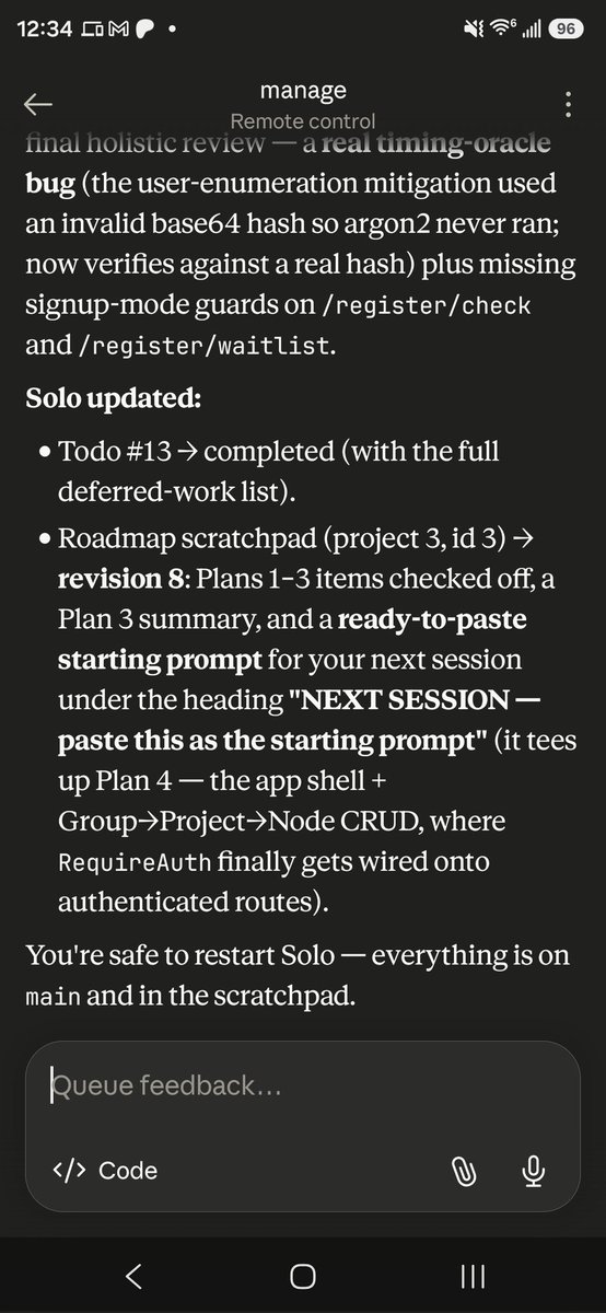 necrogami's tweet photo. @aarondfrancis Though, being able to make it update todos and scratchpad.over mCP is glorious, and is perfect for next session save state. https://t.co/vo1ahJ74aP