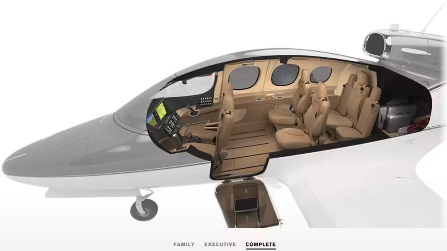 preston_holland's tweet photo. Why People Love the Cirrus Vision Jet:

-Low cost to operate ($1500/hr)
-Low purchase price ($1.9-$3.9M)
-Easy to fly yourself
-Spacious Interior

Why Some Dislike It:

-Range limited, especially with full seats
-Seats face forward
-Relatively slow
-4 adult seats w/ pro pilot https://t.co/OcblpKSnHu