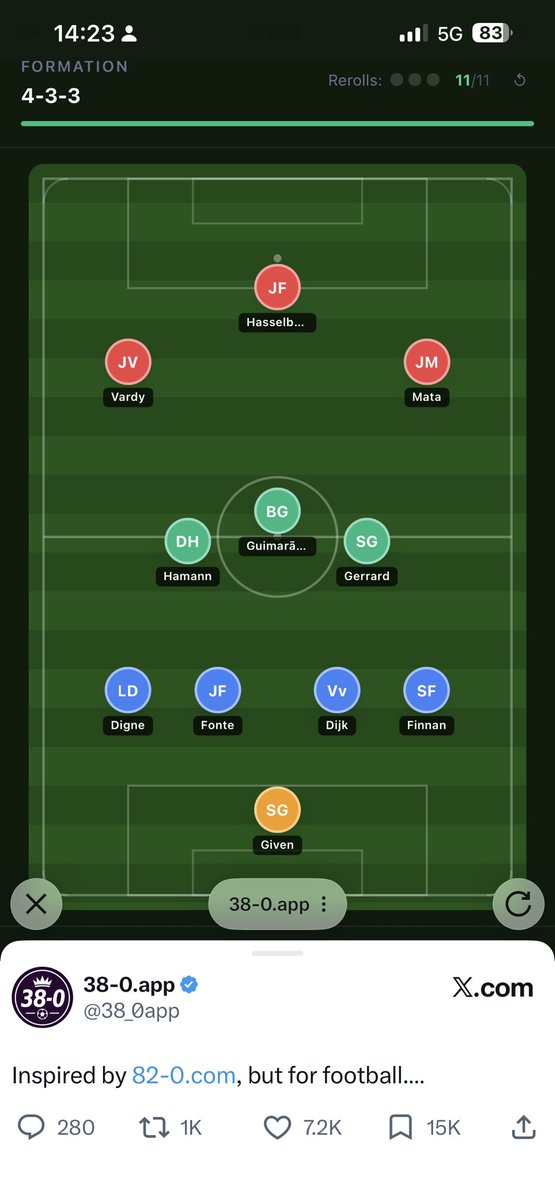 burgslufc's tweet photo. Jimmy up top, Vardy with the assist. 1st twice. We go again https://t.co/8silNYl5J3