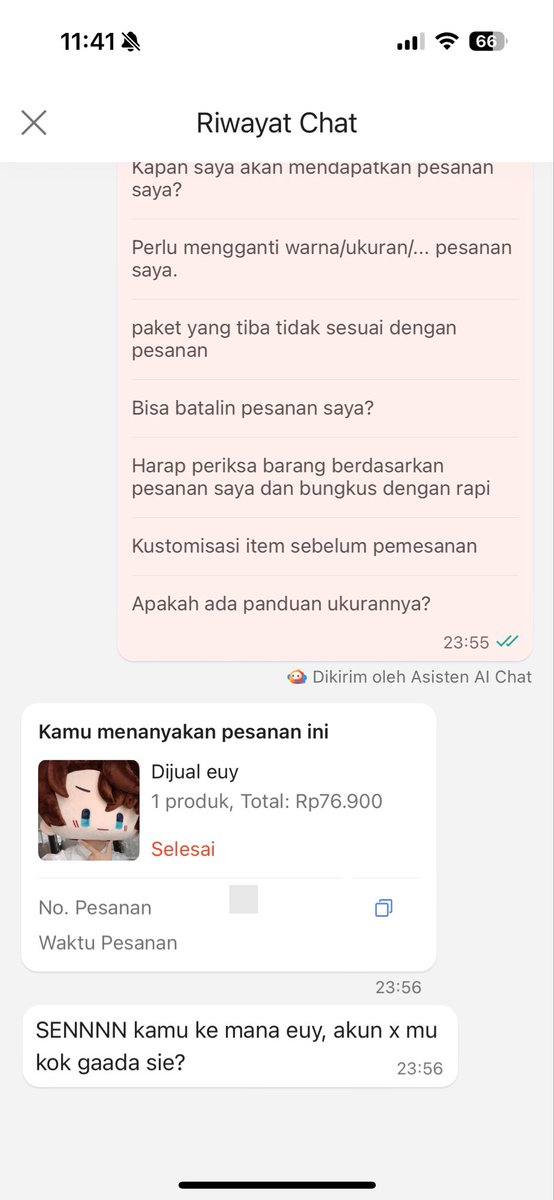 puserxavier's tweet photo. ini siapa woy nanyain lewat shopee 😭 https://t.co/I6RBcKb9Me