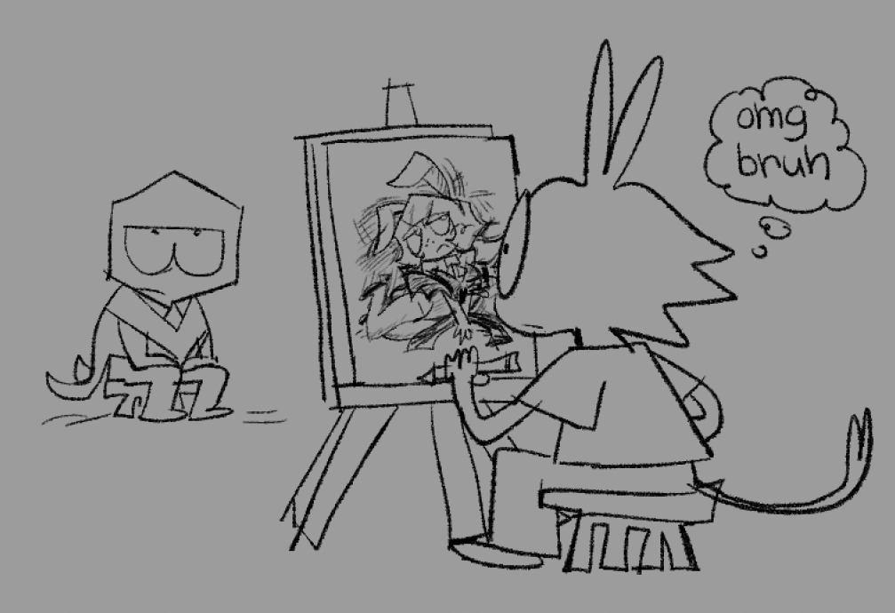 mypmblwka's tweet photo. these were supposed to be matching pieces but i didnt feel like finishing the maid one https://t.co/DpM6406rFi