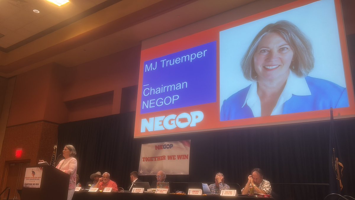 Always_Bushido's tweet photo. @MJTruemper at @NEGOP 2026 State Convention https://t.co/Wsb6cLemmw
