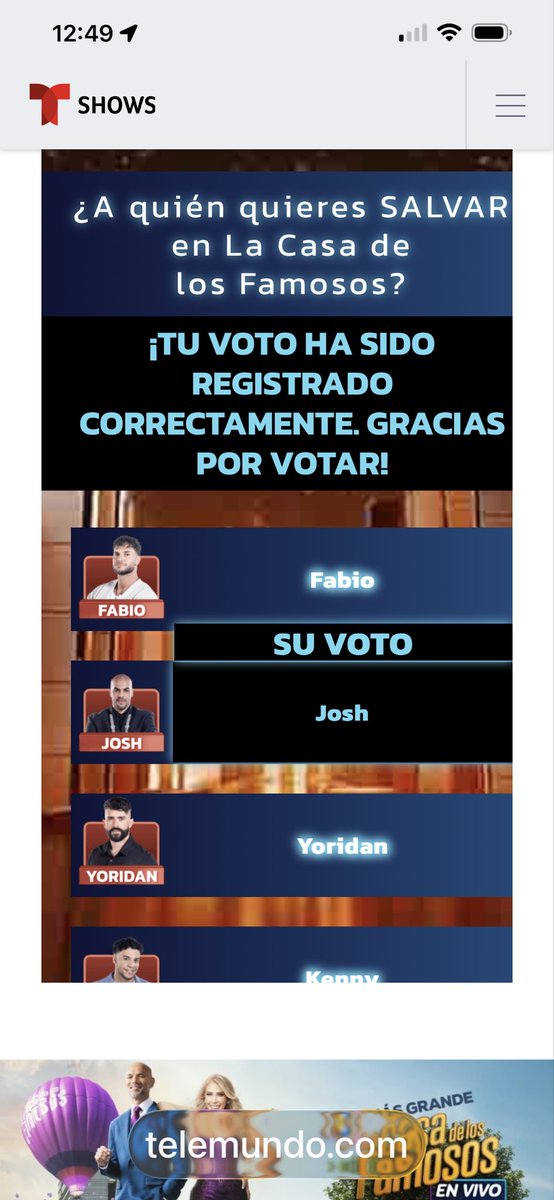 Turcios_X43's tweet photo. Vamos a seguir votando por #JoshHastaLaFinal #JoshMartinez #TeamJosh #TeamPitbull #GuerrerosdelaLuz https://t.co/E8jzWqWz5g