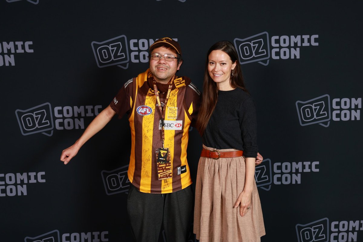 kennythedoosra's tweet photo. Thanks @summerglaucom #the4400 #terminator 4 coming 2 @ozcomiccon @mcec in @boxhillhawks 2day b4 going 2 the @vfl @boxhillhawks v @footscrayvfl it was gr8 meeting U there GO HAWKS! #summerglau #ozcomiccon #mcec. https://t.co/lsVpDbMSSy