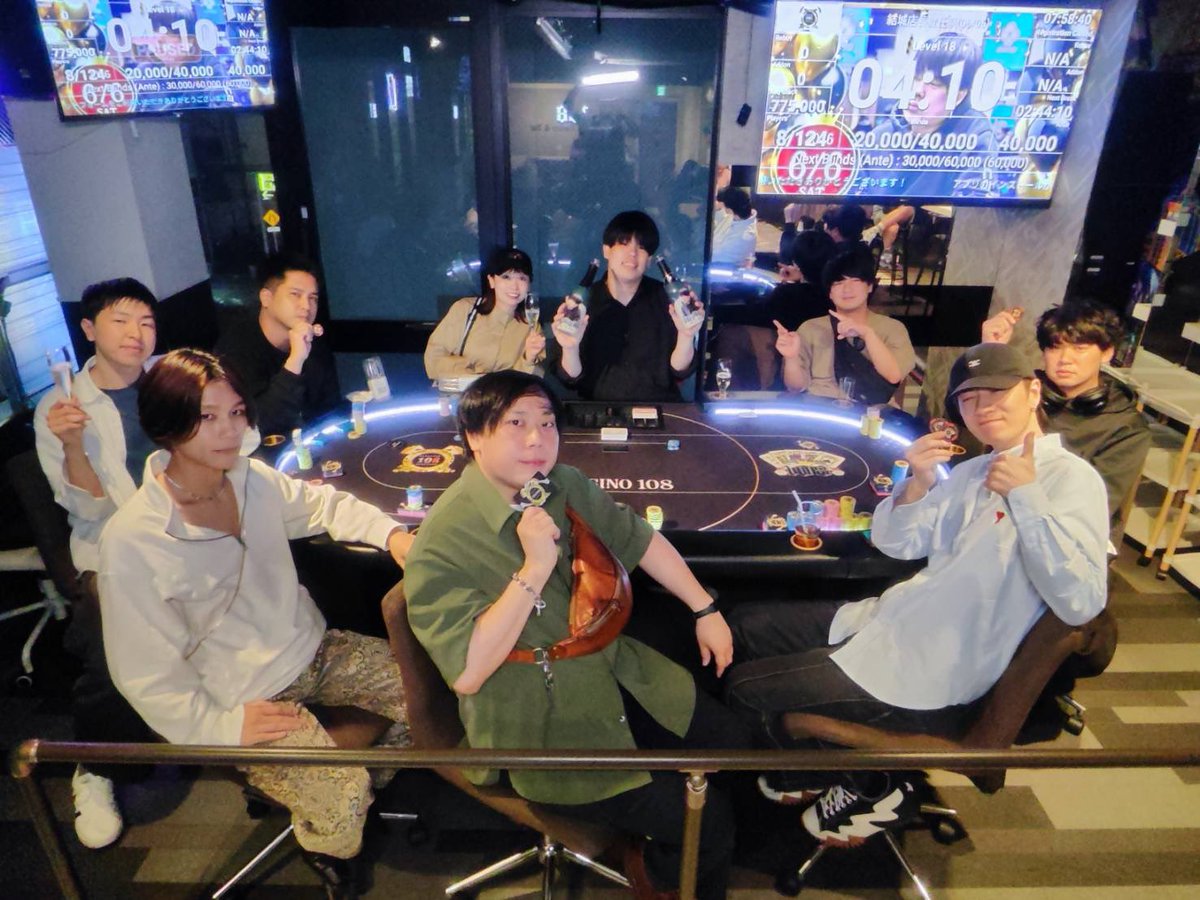 casino_bar_108's tweet photo. 🎊結果発表🎊

【結城店長就任祭】

1️⃣SATOSHiXD様
2️⃣匿名様
3️⃣匿名様
4️⃣dera様
5⃣あいり様
6️⃣匿名様
7⃣赤木様
8️⃣しんたろう様

おめでとうございます🎉入賞したプレイヤー様にはプライズが付与されます❤️‍🔥 https://t.co/7GNbkJipY4