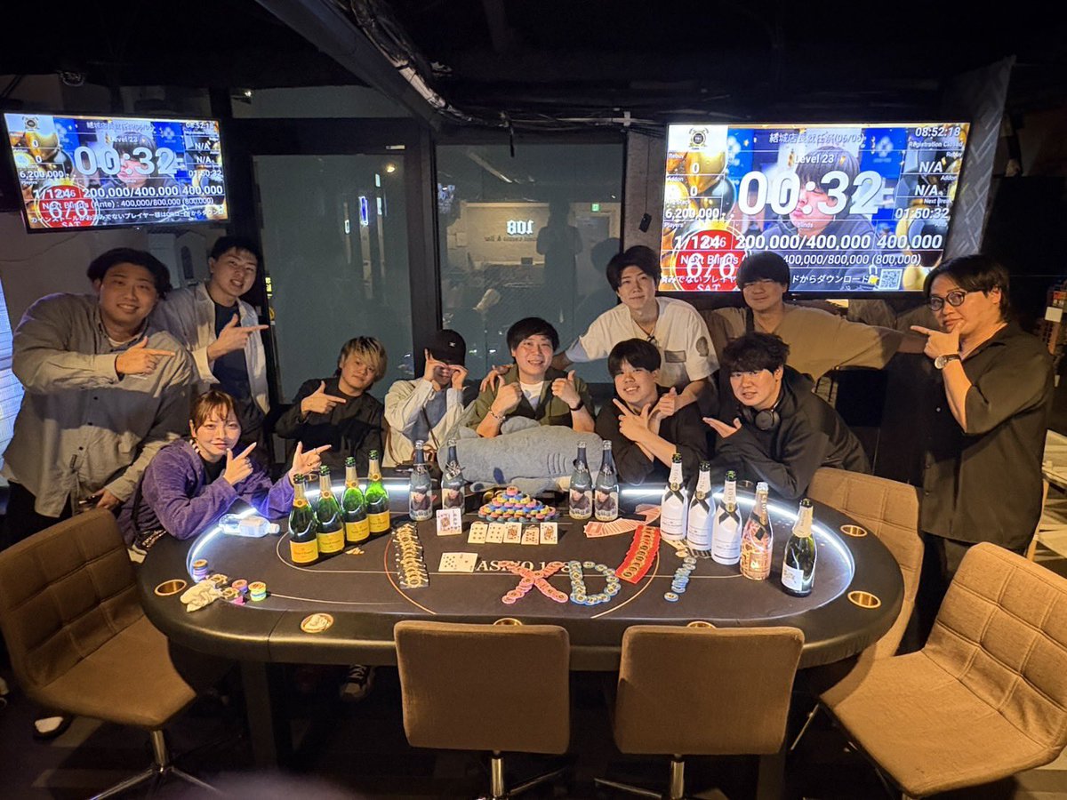 casino_bar_108's tweet photo. 🎊結果発表🎊

【結城店長就任祭】

1️⃣SATOSHiXD様
2️⃣匿名様
3️⃣匿名様
4️⃣dera様
5⃣あいり様
6️⃣匿名様
7⃣赤木様
8️⃣しんたろう様

おめでとうございます🎉入賞したプレイヤー様にはプライズが付与されます❤️‍🔥 https://t.co/7GNbkJipY4