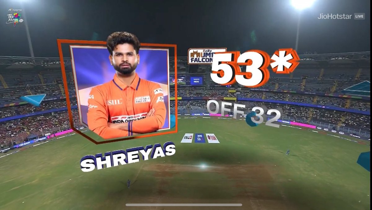 ParvCryEmoji's tweet photo. Shreyas Iyer scored 50 in his first innings after becoming India's captain and look at the crowd for a local league match 😭❤️ https://t.co/EGHCMYvMzP