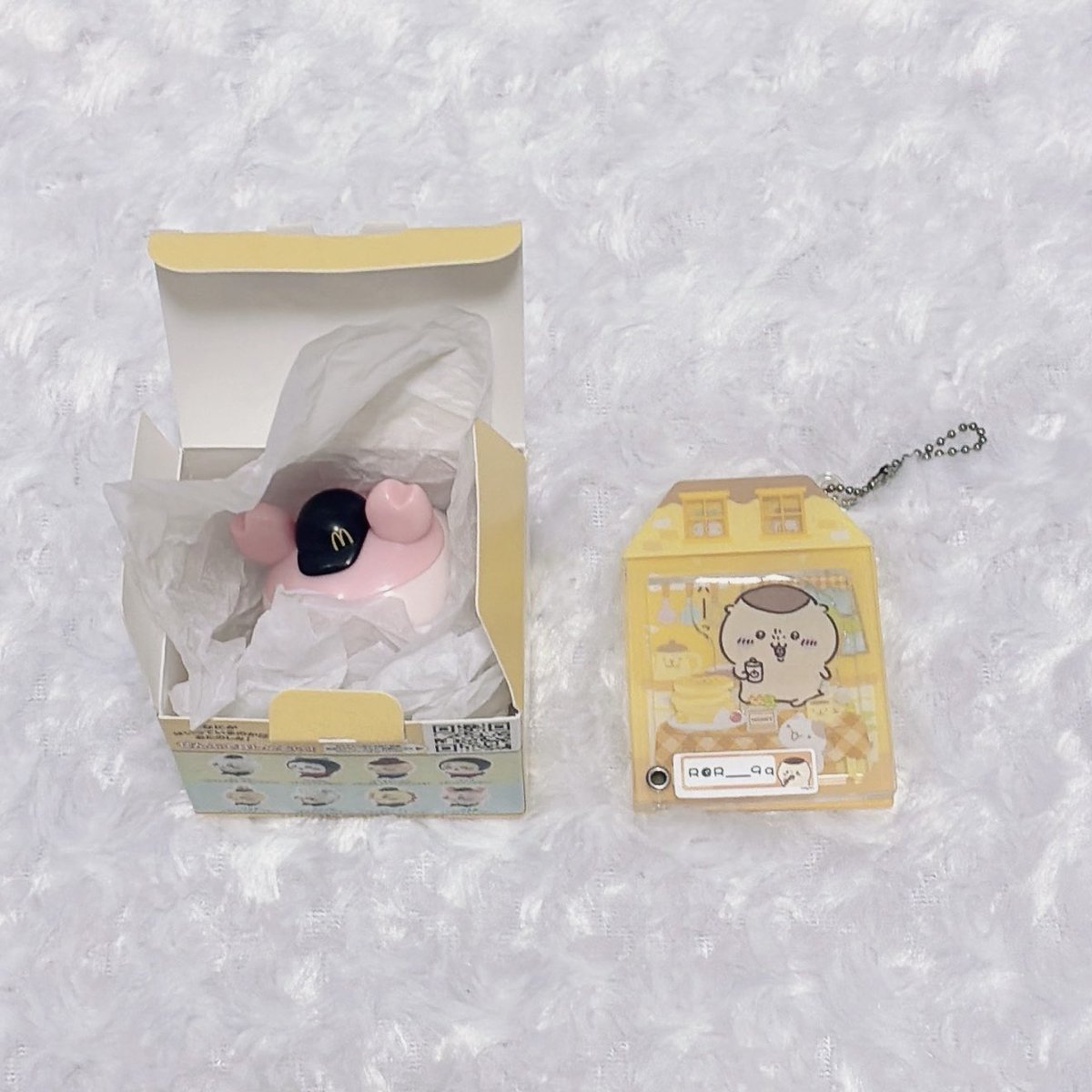 R_____9q's tweet photo. 〖 交換 〗
ちいかわ ハッピーセット マクドナルド

譲┊︎第2弾 古本屋( カニちゃん )

求┊︎第1弾 くりまんじゅう

☑ 郵送交換 or 都内寄りの千葉~渋谷お手渡し
☑ 渋谷お手渡し：6/19(金)19:30頃

検索からもお気軽にお声がけください🙇‍♀️🌼 https://t.co/1dxDK6hMAy