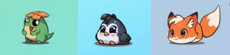 ReignofGaming's tweet photo. I'm currently losing an internal debate over which is the cutest  and I need back up. Clearly Gunter and Kit are cute in their own rights,  but Tinosaur just has that style.

1.) Tinosaur (Earth type)

2.) Gunter (Ice type)

3.) Kit (Fire type)

 https://t.co/muoBfNFl0i https://t.co/gtIiSHWq27
