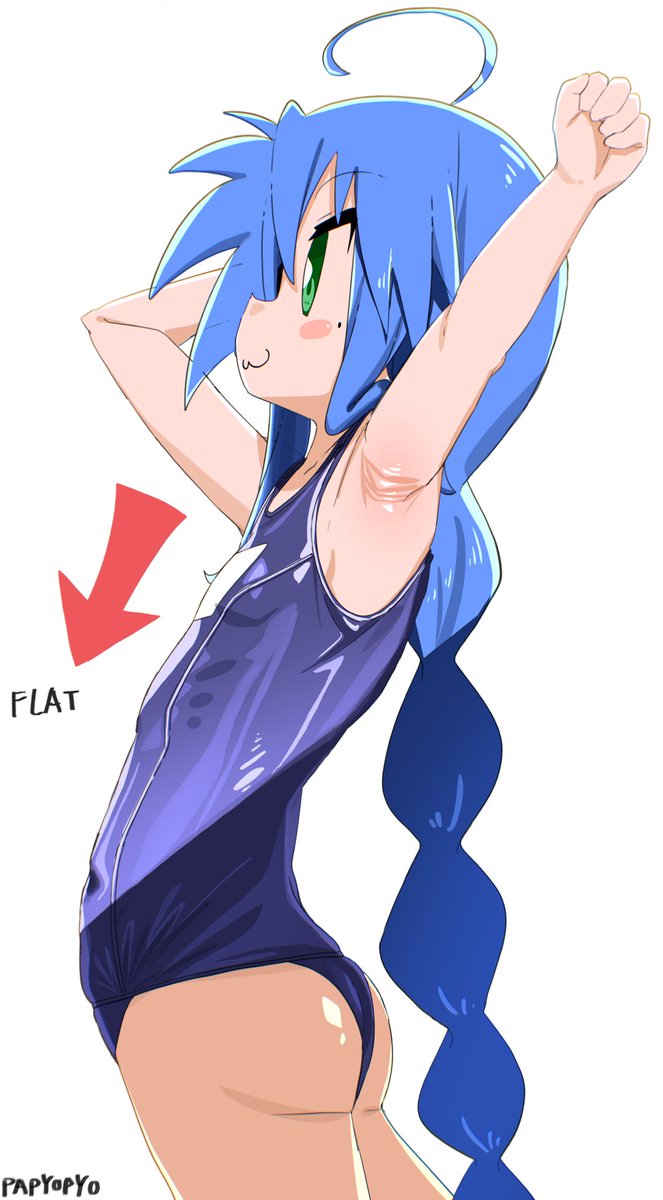 papyopyo313's tweet photo. Konata swimsuit ver 💦😭⬇️ https://t.co/T1YM5HsGCm
