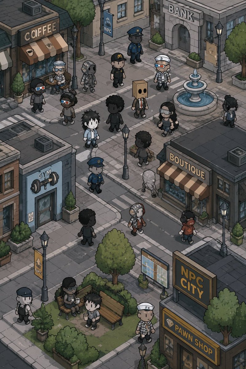 NPCpoliceman's tweet photo. @BR4ted Real privilege is to join the NPC City. NPCs are thriving. @npconchain https://t.co/ltGjPHb8lk