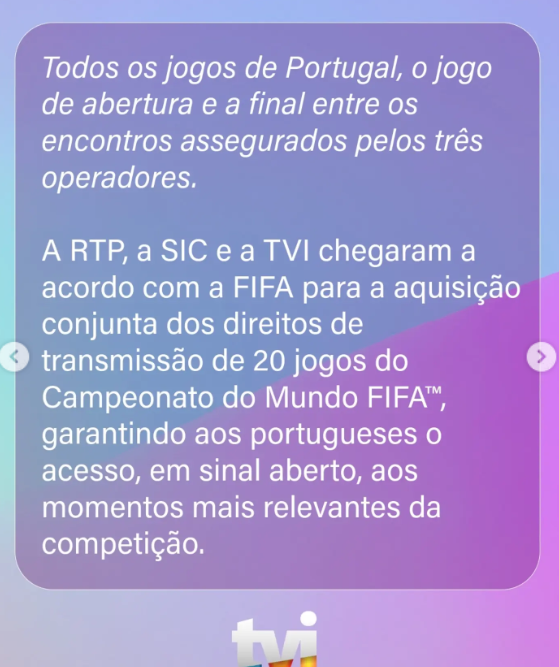 CabineSport's tweet photo. RTP, TVI E SIC anunciam parceria inédita na transmissão do Mundial 2026. https://t.co/pK8s8uW5TF