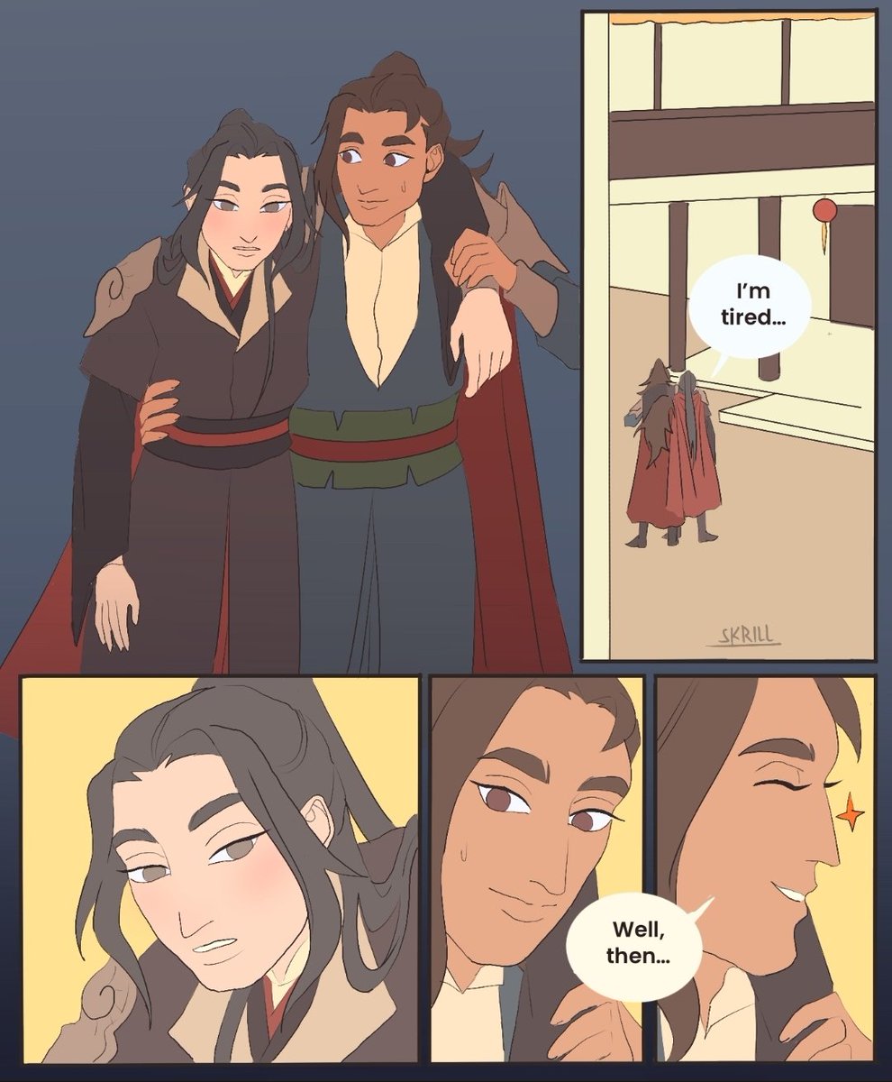 skriiill's tweet photo. peiqing au part 8!!

#tianguancifu #tgcf #heavenofficialsblessing #muqing #peiming #peiqing #comics #art https://t.co/pNlFi27JEC