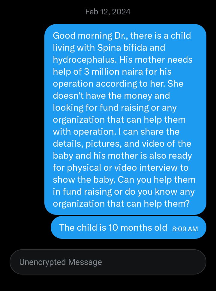 mankindpapilo's tweet photo. Hydrocephalus! Emmanuel had spina bifida and hydocephalus, he died during the operation. May his soul rest in peace. May God give his mother healthy children. https://t.co/xh0PLCe7yi