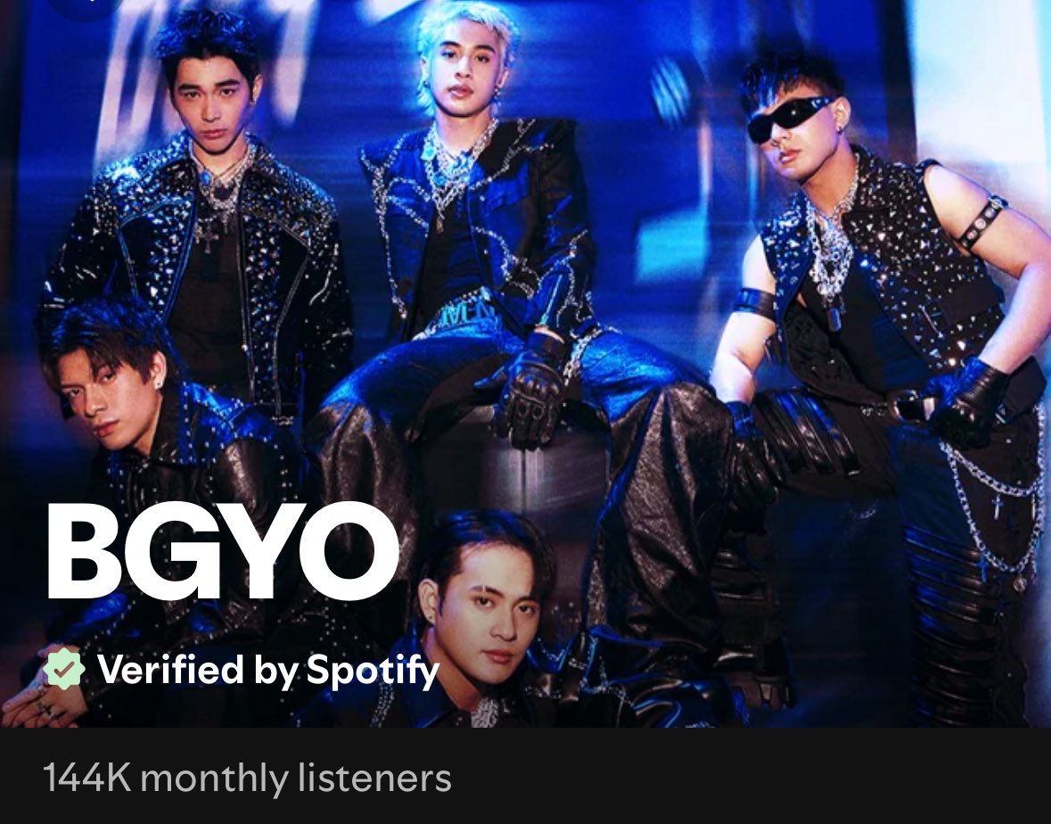 here4bgyo_'s tweet photo. Spotify ML up by 8k to 144k. 

OnDEMAND EP LAUNCH

#BGYO_OnDemandEP
#BGYO @bgyo_ph 

Stream On Demand EP
🔗: https://t.co/h5CHkT9Pa0 https://t.co/4QCidG0Fo5