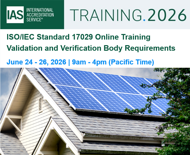 IntlAccredSvc's tweet photo. Learn about ISO/IEC 17029 for Validation and Verification Bodies in our next IAS Training Webinar.
π
June 24-26, 2026 (Pacific Time)
π Register here: https://t.co/GLkQLWqljj
#IASonline #ConformityAssessment #IASAccredited #IASTraining #ValidationAndVerificationBodies #ISOIEC17029 #QualityStandards