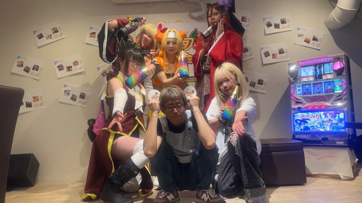 wakanaru_hpr's tweet photo. 🍒パチノフ同窓会1日目🎰

パチノフに入った時、皆が先輩方のこと楽しそうに話すもんだからそんな先輩方と一緒に働くことがずーっと夢だった！

あの時の夢の中に仲間入りさせてくれてありがとうございました🤍
やっぱりパチノフ堪んねえや🎶

明日7日はついに後期メンバーです🎰🌈
📸お写真拝借侍 https://t.co/ClSu9vsNIE