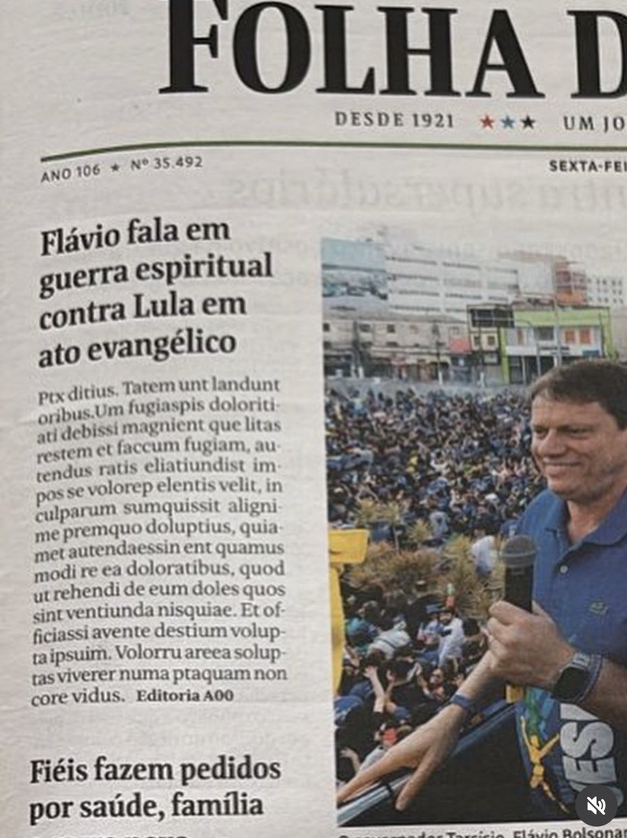 Izalourenca's tweet photo. Como jornalista, tenho muito a dizer sobre este momento do jornalismo brasileiro protagonizado pela Folha: Lorem ipsum dolor sit amet, consectetur adipiscing elit. Sed do eiusmod tempor incididunt ut labore et dolore magna aliqua. Ut enim ad minim veniam, quis nostrud exercitation ullamco laboris nisi ut aliquip ex ea commodo consequat. Duis aute irure dolor in reprehenderit in voluptate velit esse cillum dolore eu fugiat nulla pariatur. Excepteur sint occaecat cupidatat non proident, sunt in culpa qui officia deserunt mollit anim id est laborum