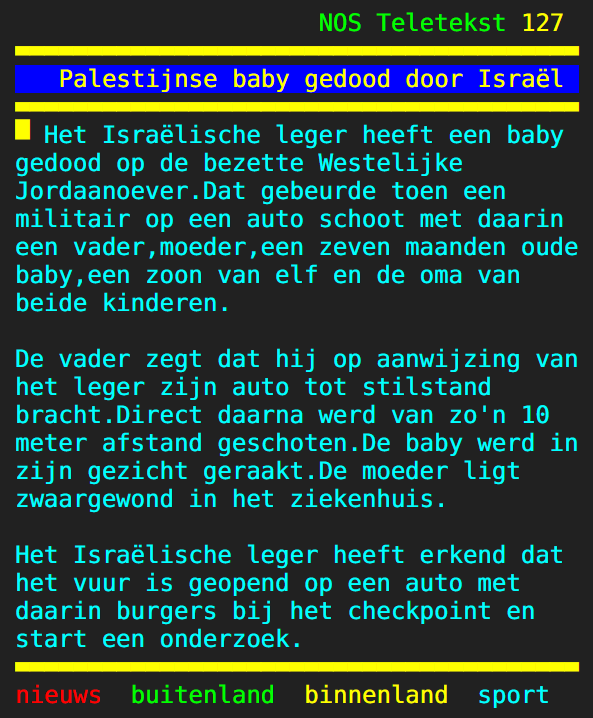 bente_zwaan's tweet photo. Heel erg triest dit en als het zo gegaan is als hier beschreven staat, moet de dader onmiddellijk worden opgepakt.

Maar beste @NOS zullen we dan ook de afgeslachte kinderen van 7 oktober even één voor één doornemen dan? Of vinden jullie  een vermoord Joods kind niet zo heel erg. https://t.co/stWy817usD