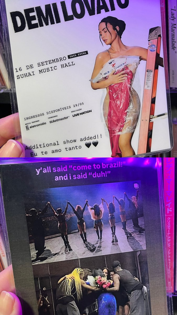 stephpopcollect's tweet photo. A @ddlovato vem para o Brasil em Setembro, e eu já estou pirando de ansiedade! Qual dos shows você vai?  #demilovato #deminobrasil https://t.co/pNCV8Mxf0D
