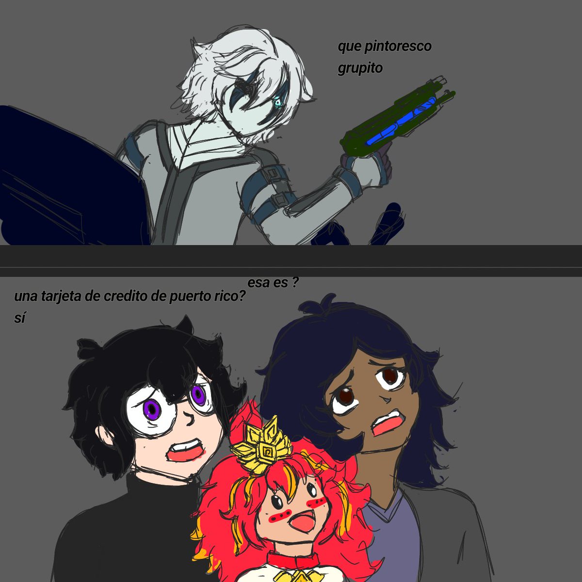 Vanitas20485's tweet photo. Al fin nos conocemos
@P6768017Papyrus
@Meartxd 
#opa #olvidadosporandromeda https://t.co/GUiWhTlsTO