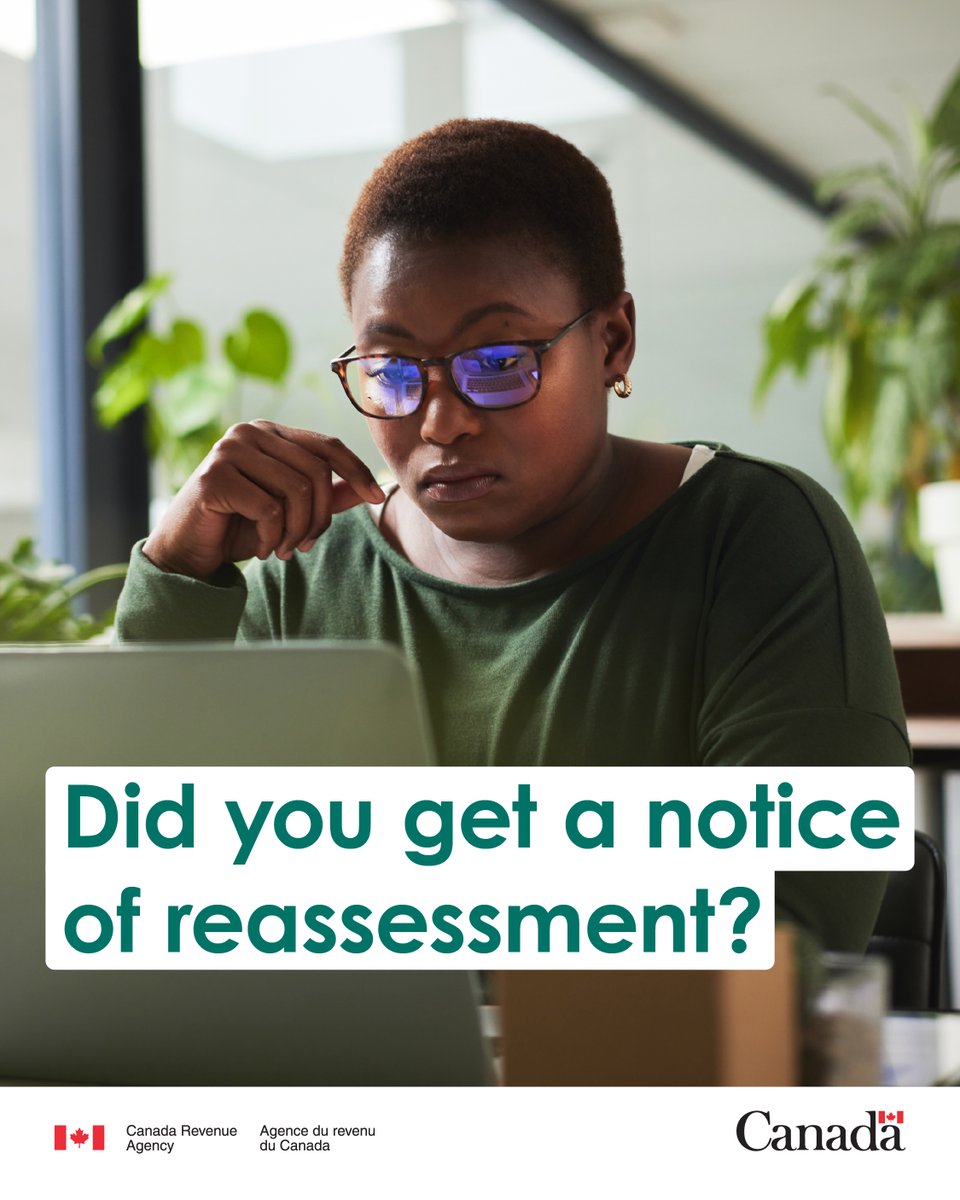 CanRevAgency's tweet photo. If you got a notice of reassessment after filing your tax return, here’s some info to help you understand why we made changes 👉 https://t.co/3IDsa6FXWS #CdnTax https://t.co/UzrTJZ86vl