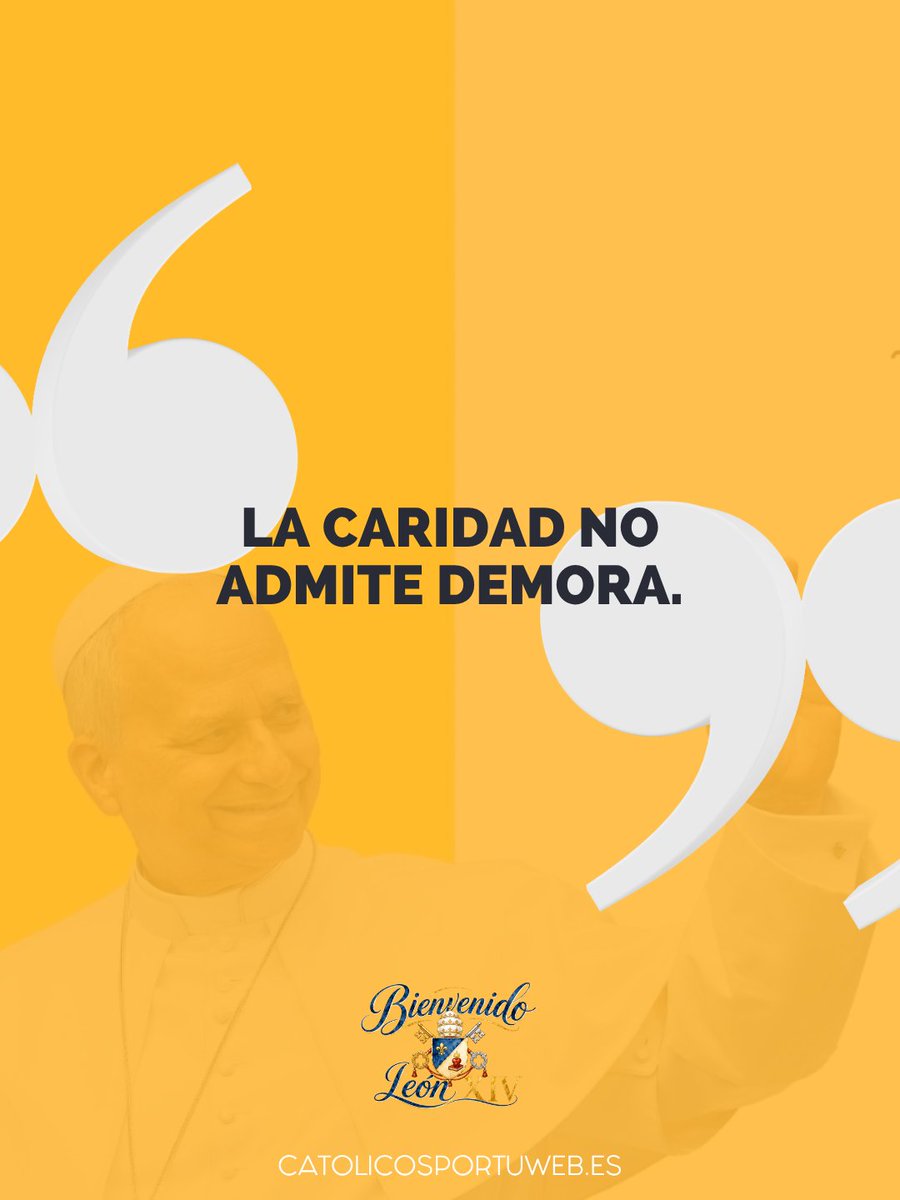 CATOLICOSxtuWEB's tweet photo. De todas sus frases, nos quedamos con esta: La caridad no admite demora.
Os dejamos un breve resumen de sus palabras en Cáritas, Madrid
#AlzadlaMirada https://t.co/bhlnwd3090