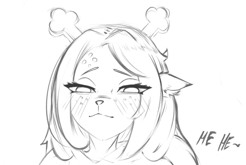 NobitePrime's tweet photo. 1000 likes! Thank you all so much! This is my second successful sketch! Noelle is truly powerful, I hope it gets the same number of likes when I finish it! Or else💢! https://t.co/wMdkNLu22S