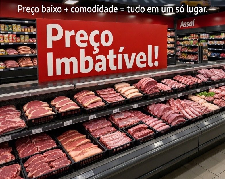 GIROTTO's tweet photo. O Assaí se tornou o maior vendedor de carne bovina da América Latina. Esse crescimento não é mistério, ele se explica, pura e simplesmente, pelo preço competitivo e pela comodidade.

Nas grandes cidades, a rotina é diferente da do interior. Nem sempre é prático percorrer distâncias, enfrentar trânsito e parar em vários lugares para fazer compras. Muitas pessoas preferem resolver tudo em um único local, mesmo que precisem abrir mão do açougue tradicional.

Venho dizendo isso há algum tempo, as vendas de carne bovina só se mantêm firmes graças aos supermercados, que conseguem oferecer preços mais baixos do que os açougues de bairro.

🥩🇧🇷