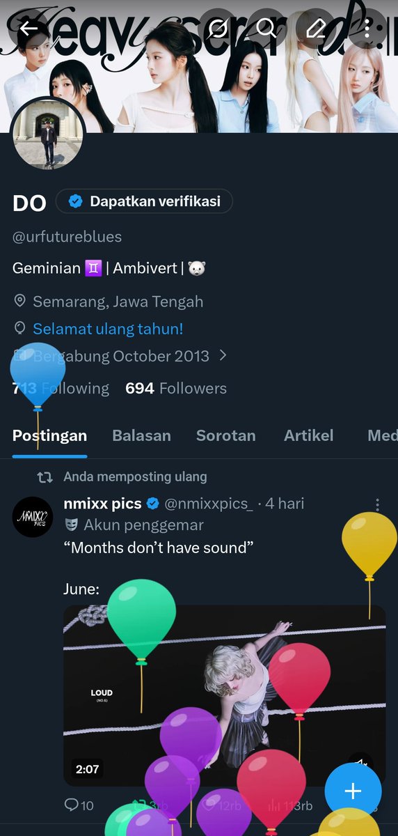 urfutureblues's tweet photo. Welcome to the 30s club! Mari buat tahun ini jauh lebih gacor🌟 https://t.co/Z8gESN8LnA