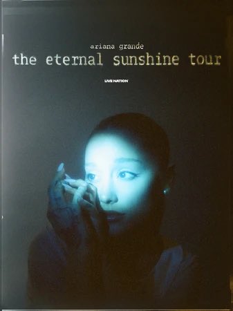 ariiisponytail's tweet photo. Today is the first day off The Eternal Sunshine Tour https://t.co/0VTIZsULso