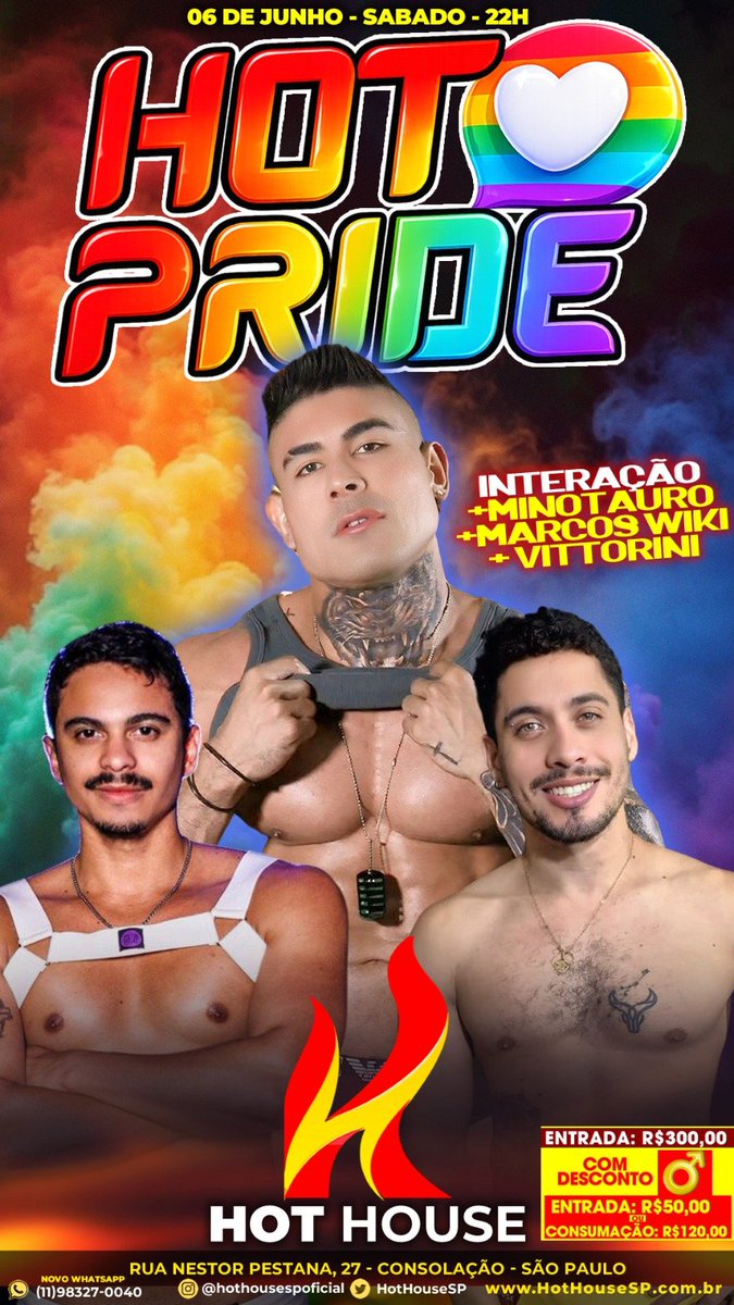 HothouseSP's tweet photo. Sabadão daquele jeito...o tesudão @OMINOTAURO1 fez o público feliz ontem...e hoje promete  #vemprahothouse #pegaçãogay #putarialiberada @vittoriniofc_ #MarcosWiki e o #stripershowboys com os melhores, veja nossos shows em 
👉 https://t.co/U0hNdhskCD
👉 https://t.co/EHdWg7tqqw https://t.co/PhYErGNgyD