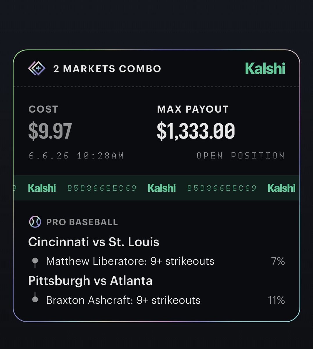 aportercuz's tweet photo. @KasperMLB what we thinking #KraftedWithKasper https://t.co/Q4kpWk0GIJ