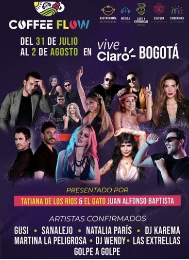 lasextrellas's tweet photo. TODO LISTO PARA EL GRAN FESTIVAL COFFE FLOW EN EL COLISEO  VIVE CLARO. LOS ESPERAMOS 🔥❤️🕺🏾 https://t.co/WdOIEACUgQ
