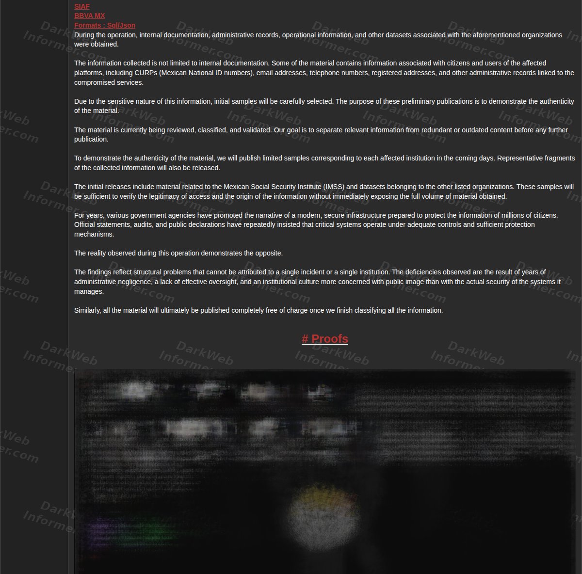 DarkWebInformer tweet picture